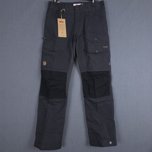Fjallraven Vidda Pro Ventilated Pants Mens EU 46 (Fits 30x32) Black Gray G-1000